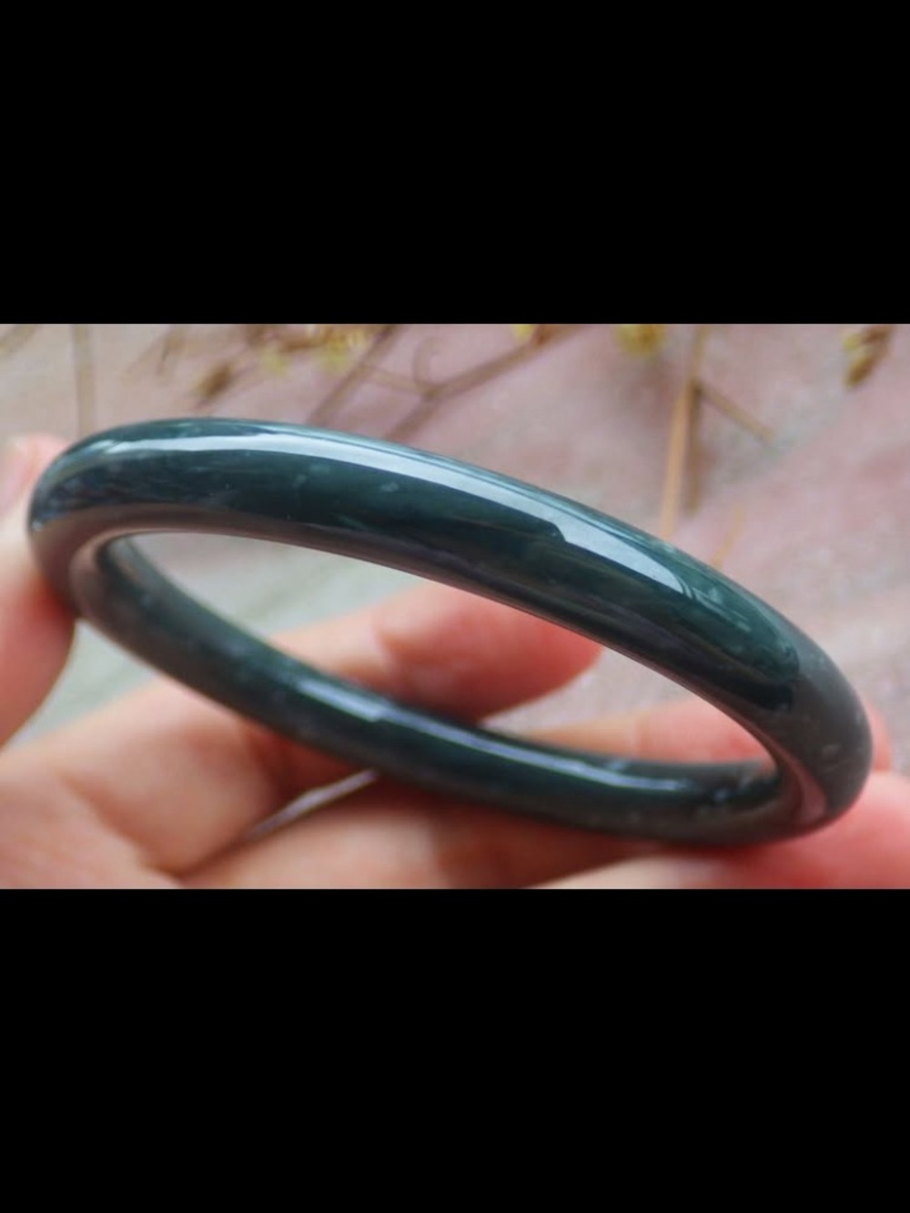 Certificate Jadeite Bangle jade Bangle Bracelet 55mm 6.75inches